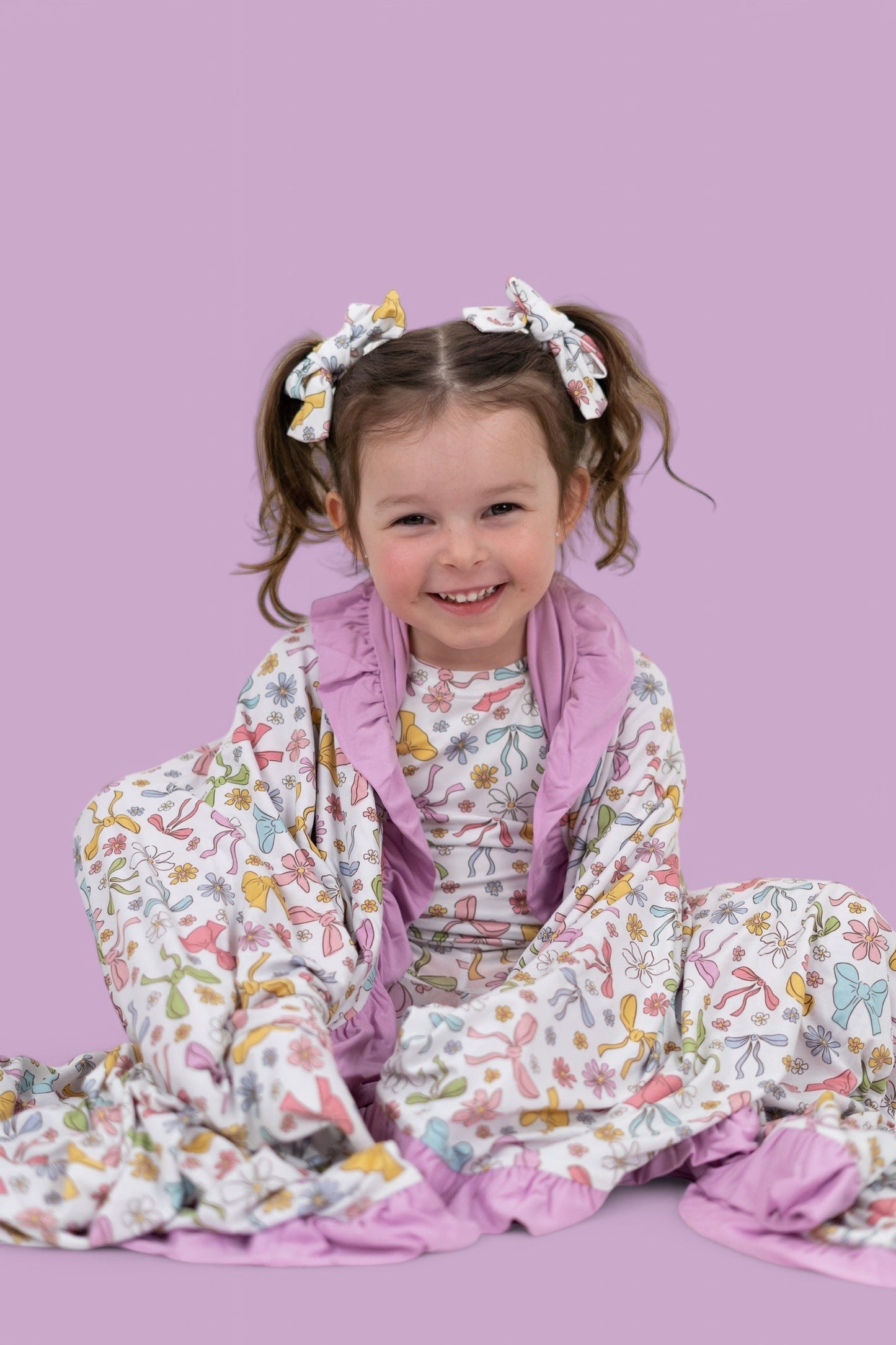 BOW GARDEN DREAM BOW HAIR CLIPS