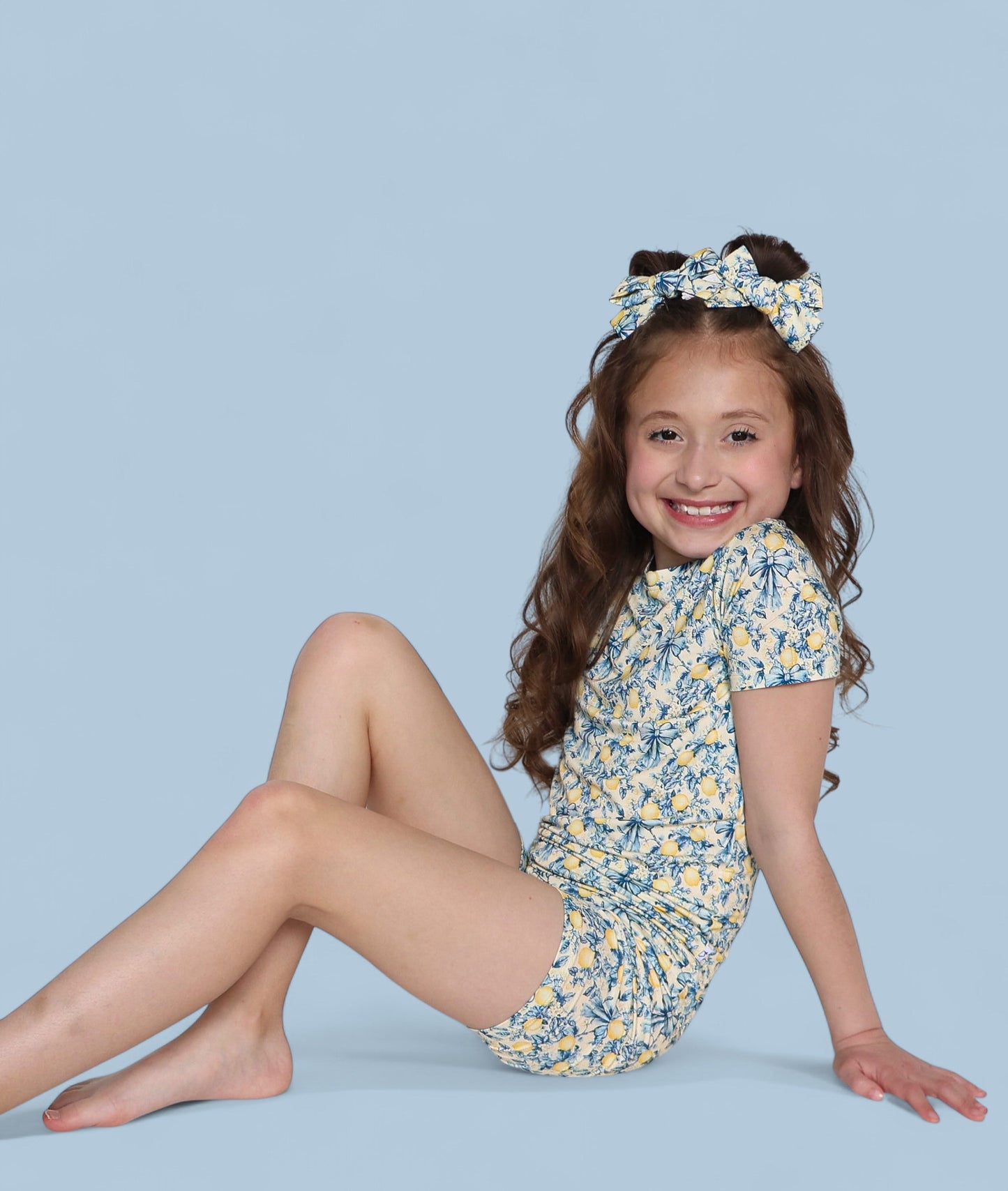 VINTAGE CITRUS TOILE DREAM SHORT SET