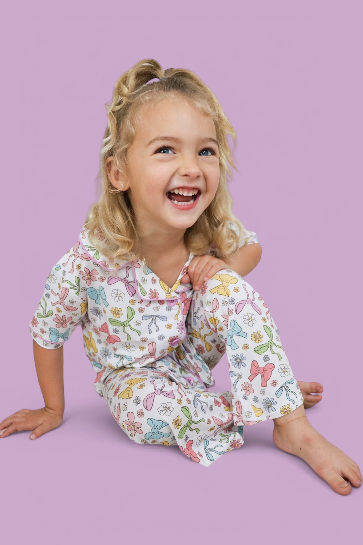 BOW GARDEN DREAM GIRL'S FLARE SET