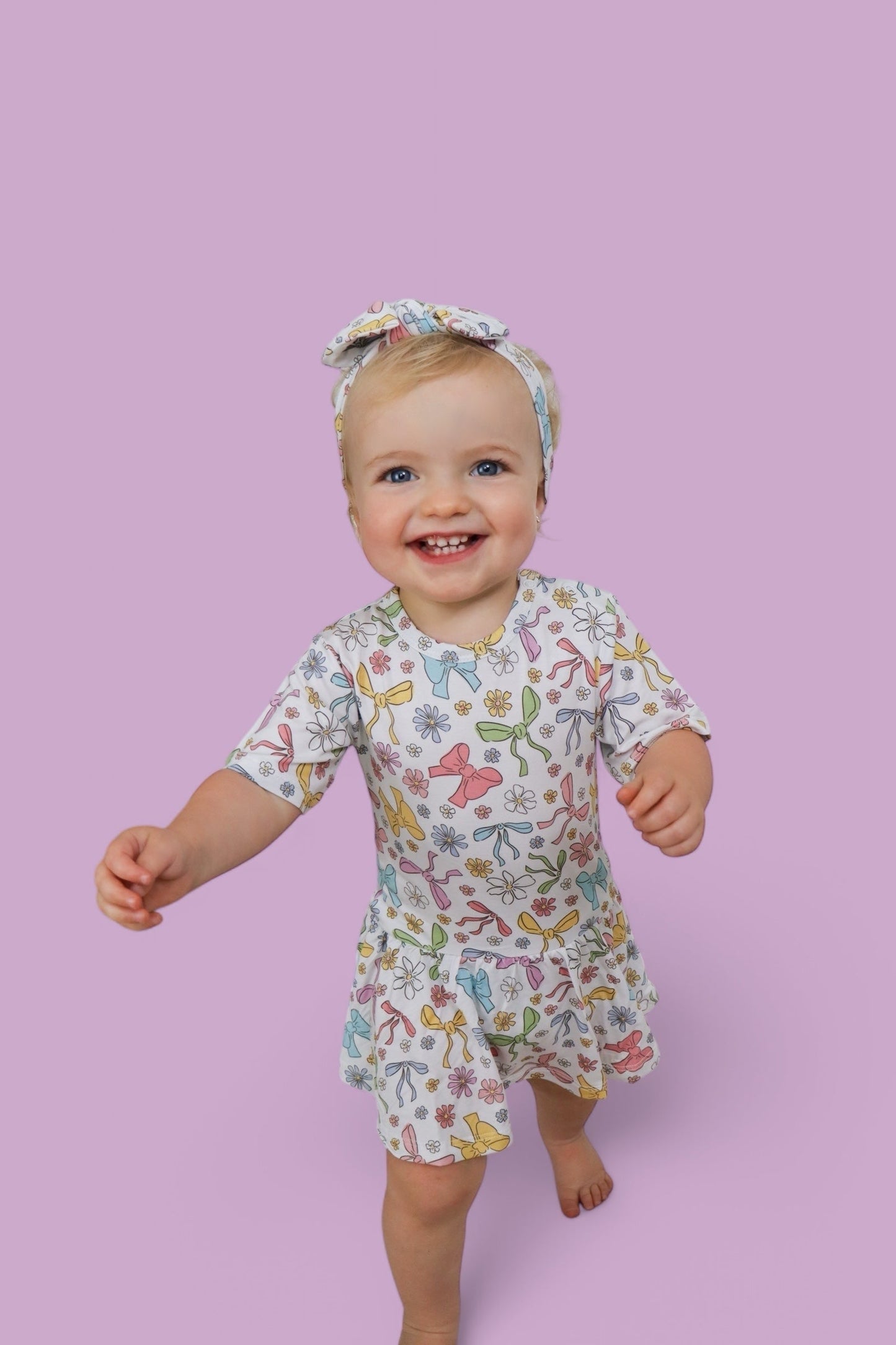 BOW GARDEN DREAM BODYSUIT DRESS