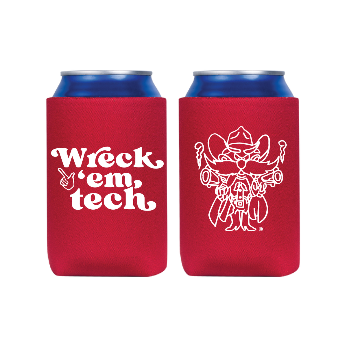 Texas Tech University - Can Koozie, Red