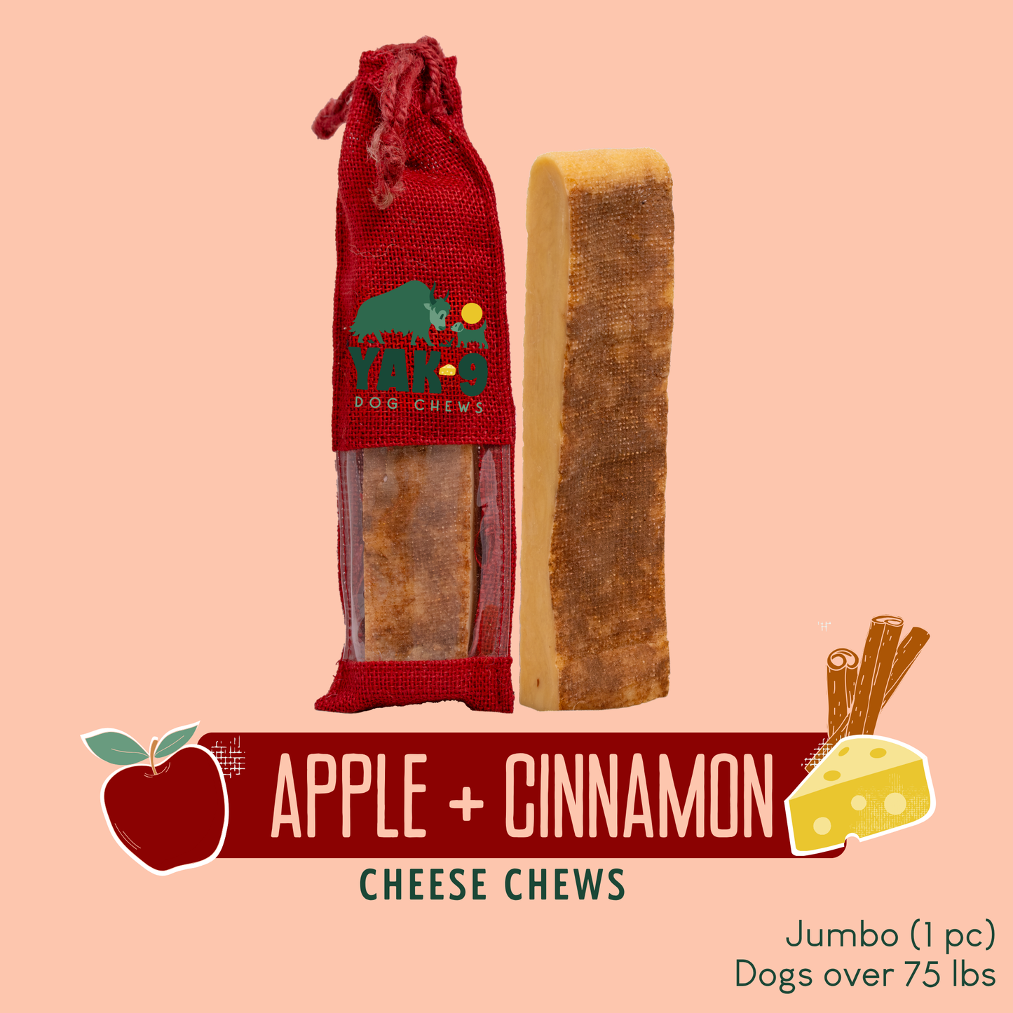 Apple Cinnamon Chews for Dogs