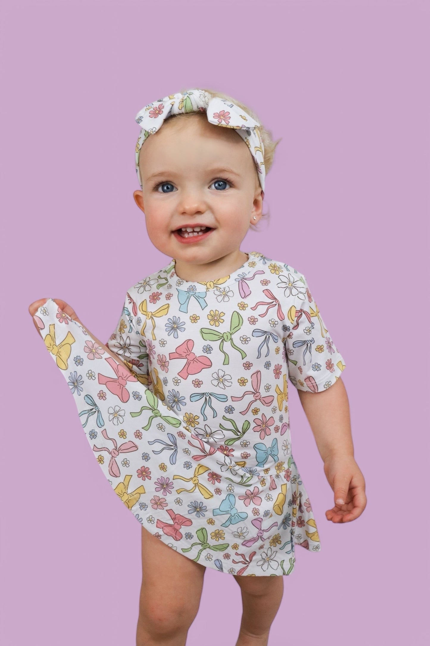 BOW GARDEN DREAM BODYSUIT DRESS