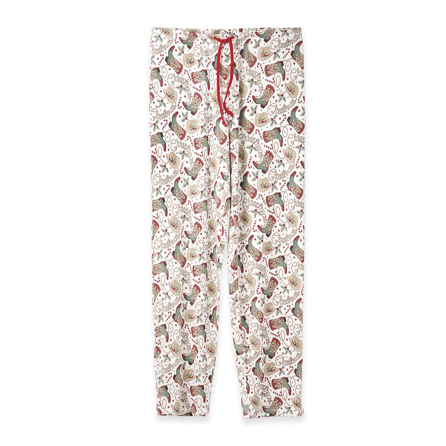 Western Christmas Family Matching Bamboo Pajamas - Cowboy