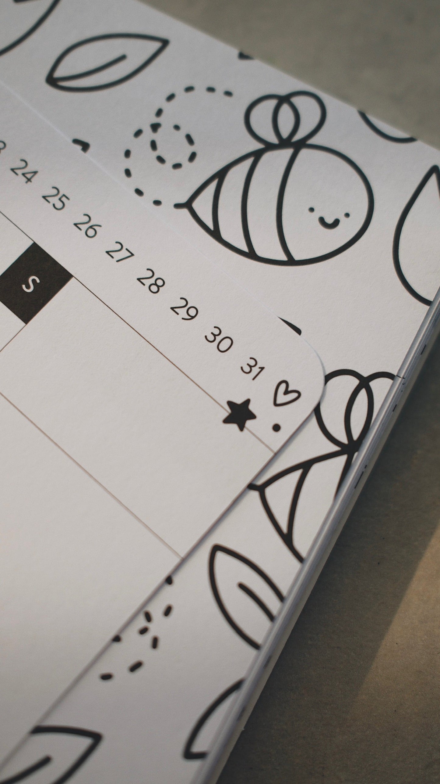 8x10 Undated Education Planner - Doodle Edition