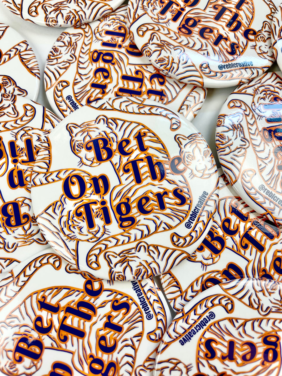 *Bet On The Tigers - Orange and Navy