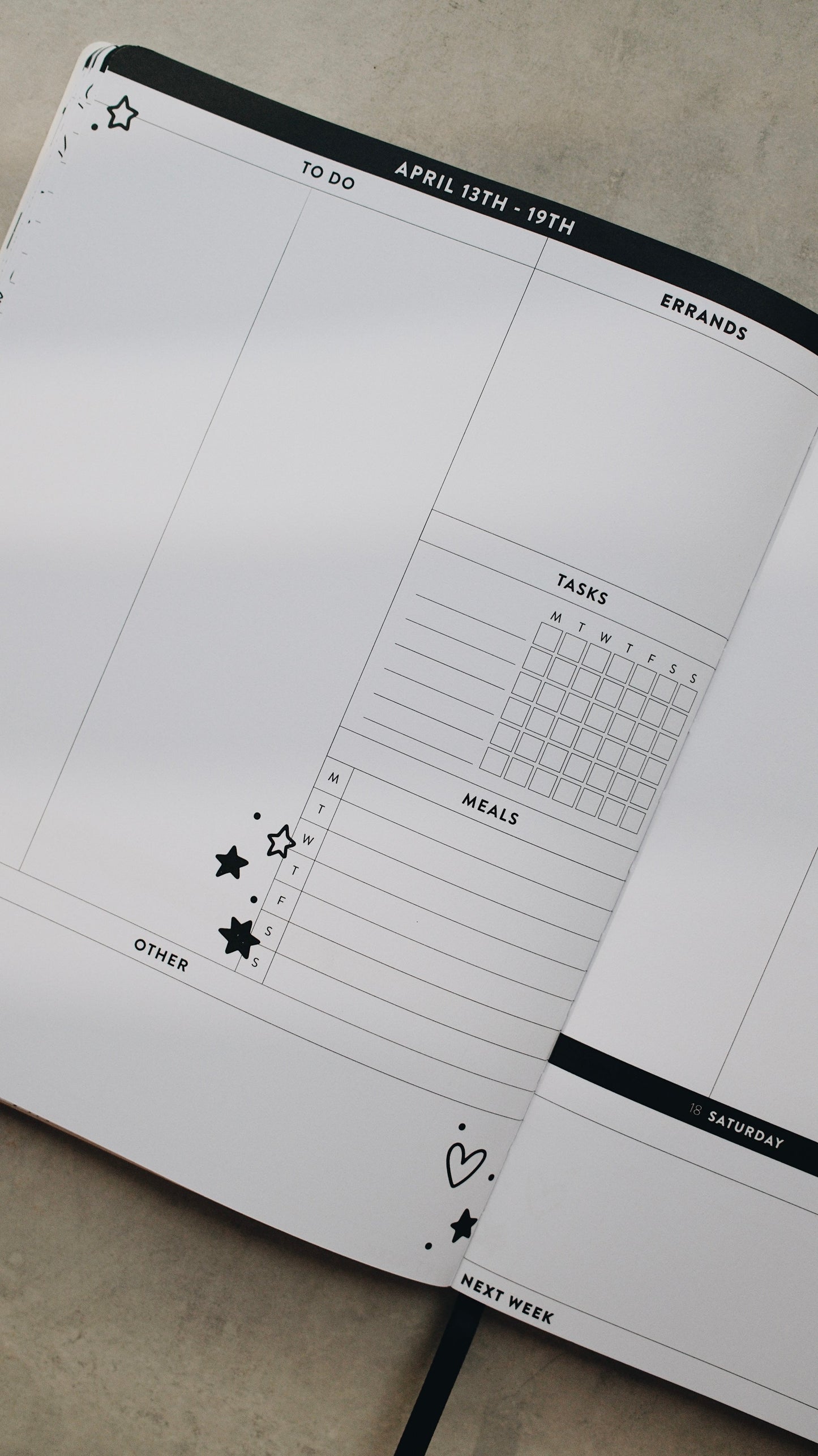 2026 Dated 8x10 Planner - Doodle Edition