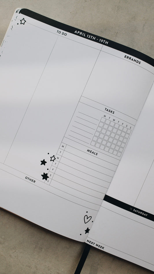 2026 Dated 8x10 Planner - Doodle Edition