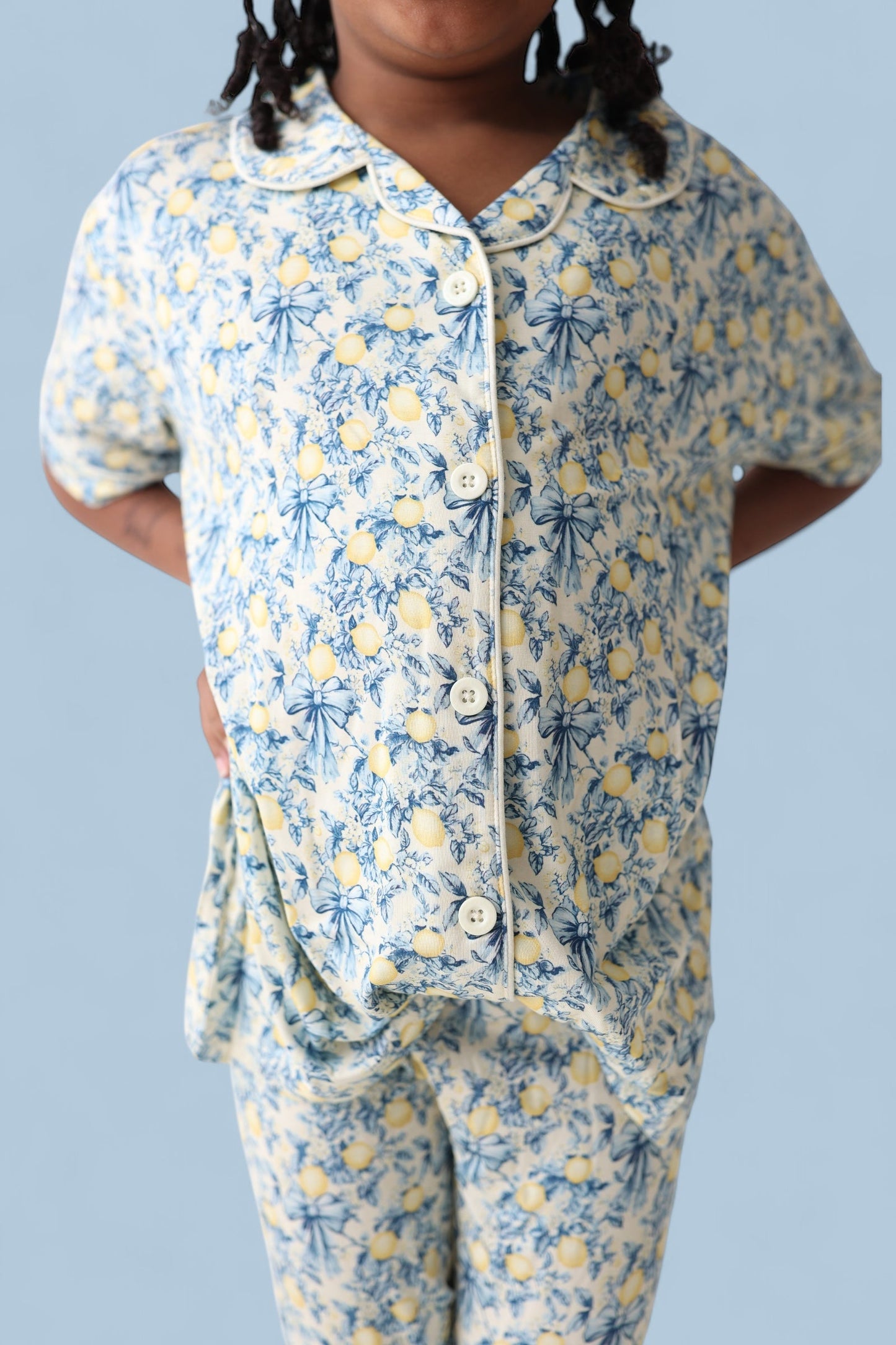 VINTAGE CITRUS TOILE DREAM GIRL'S FLARE SET