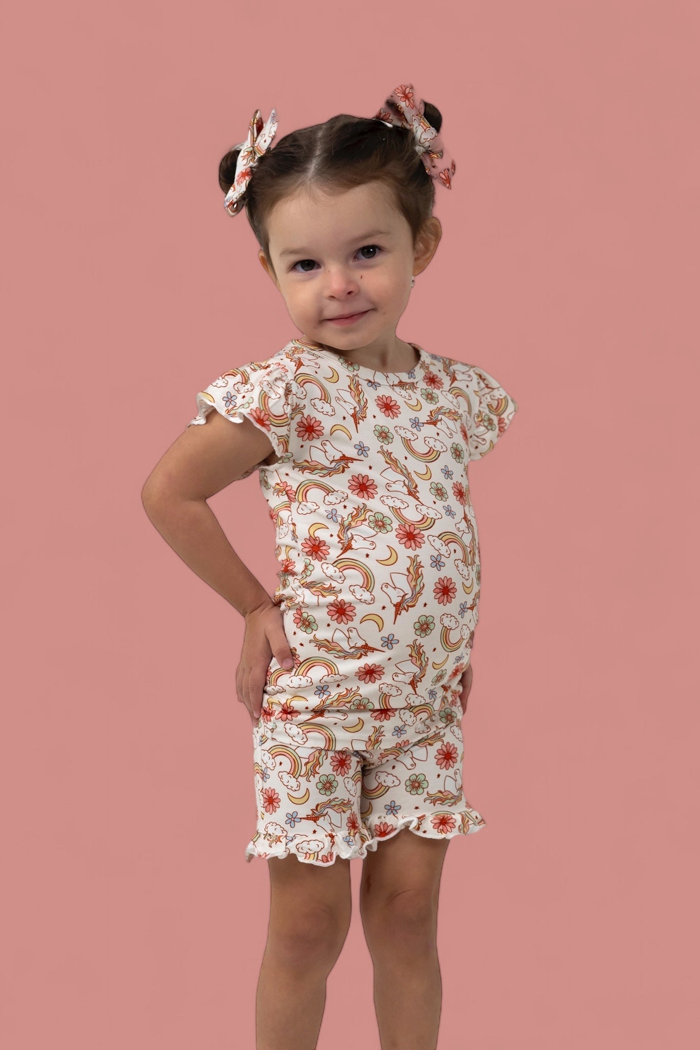 EXCLUSIVE ENCHANTED DREAMS DREAM RUFFLE SHORT SET