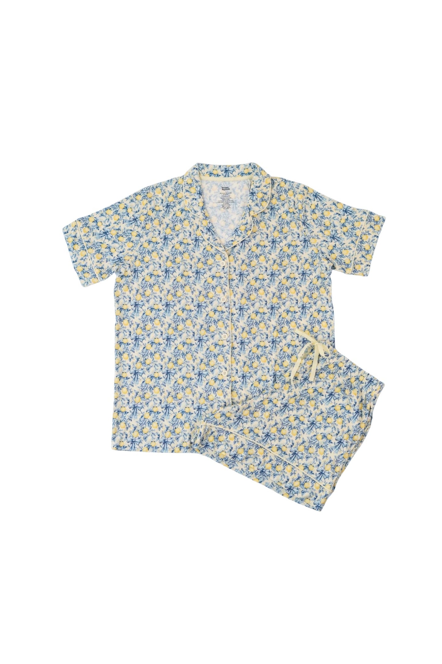 VINTAGE CITRUS TOILE WOMEN’S DREAM SHORT SET