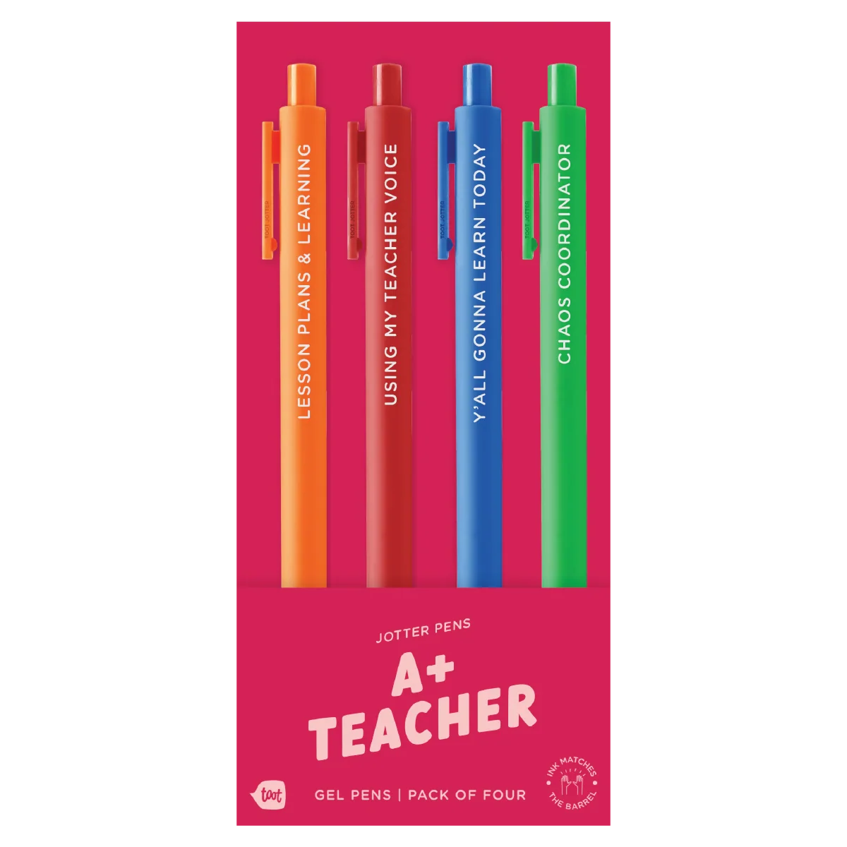 Jotter Pen Set: A+ Teacher