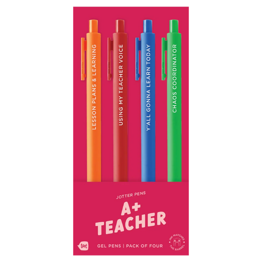 Jotter Pen Set: A+ Teacher