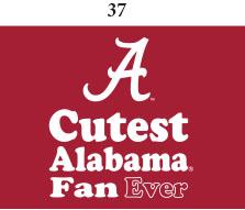 Alabama Toddler Short Sleeve T Shirt Print