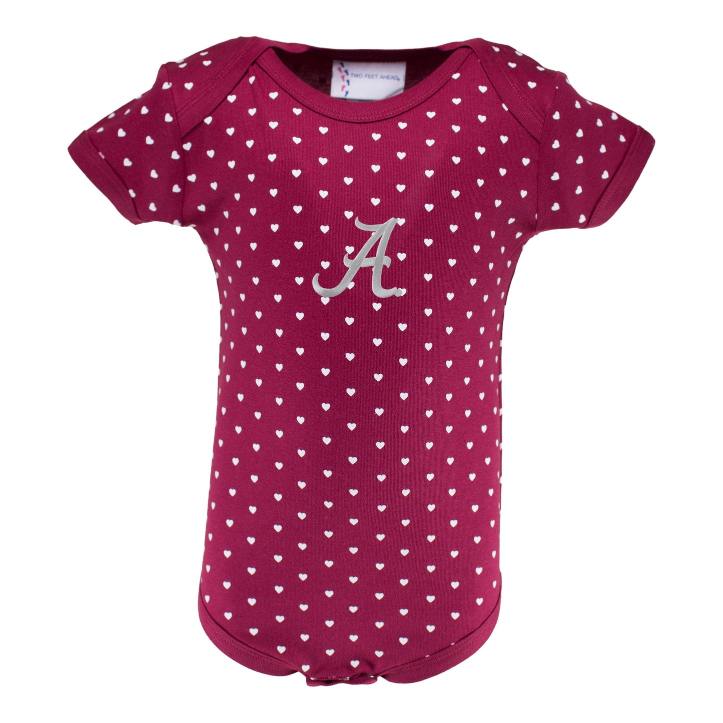 Alabama Infant Lap Shoulder Heart Creeper