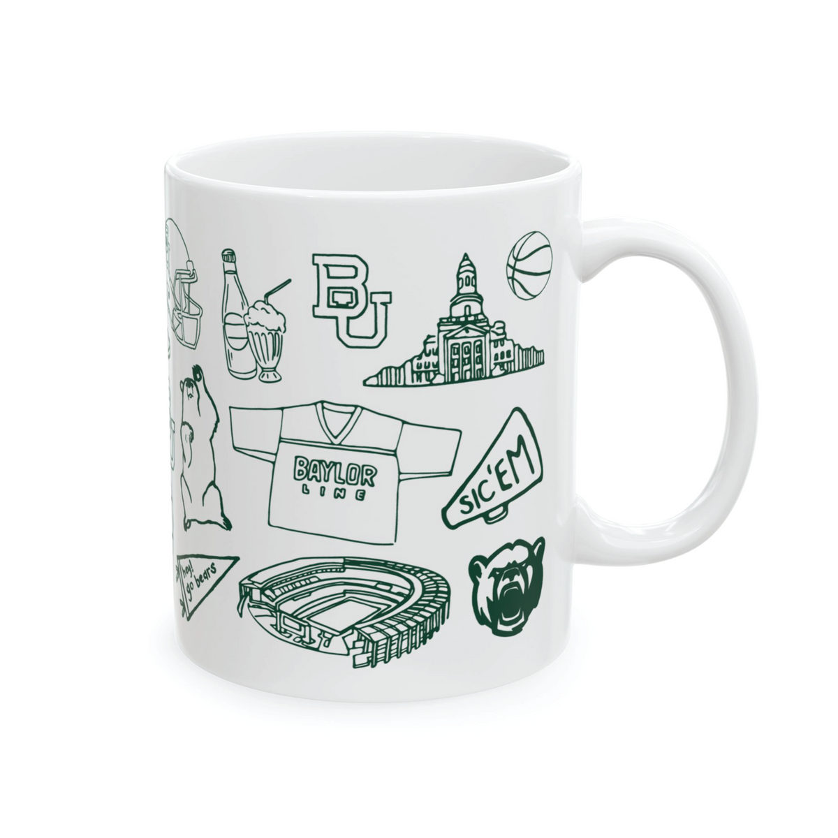 Baylor University - 11 oz Porcelain Mug