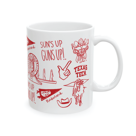 Texas Tech University - 11 oz Porcelain Mug