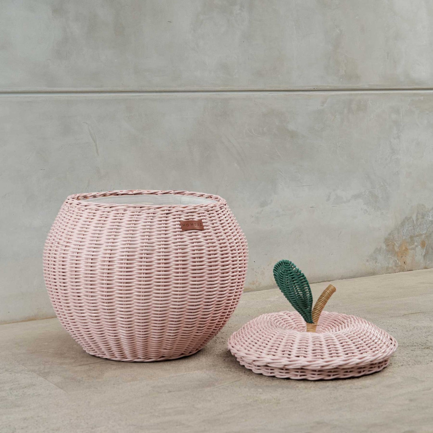 Apple Storage Basket Pink - Medium