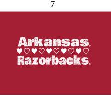 Arkansas Toddler Short Sleeve T Shirt Print