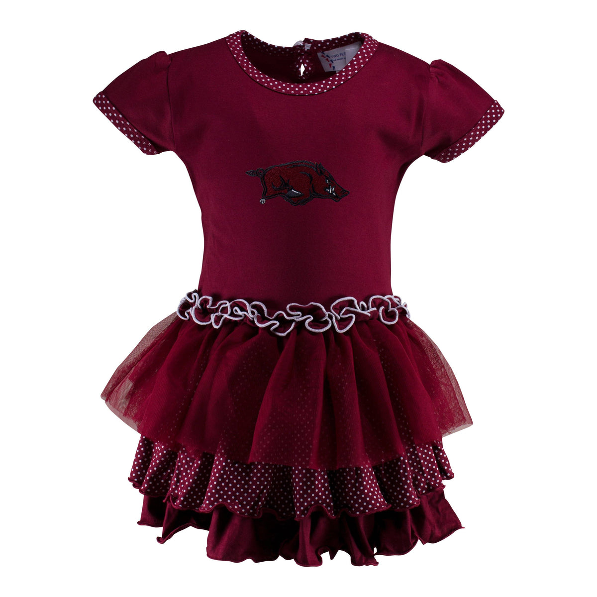 Arkansas Pin Dot Tutu Dress