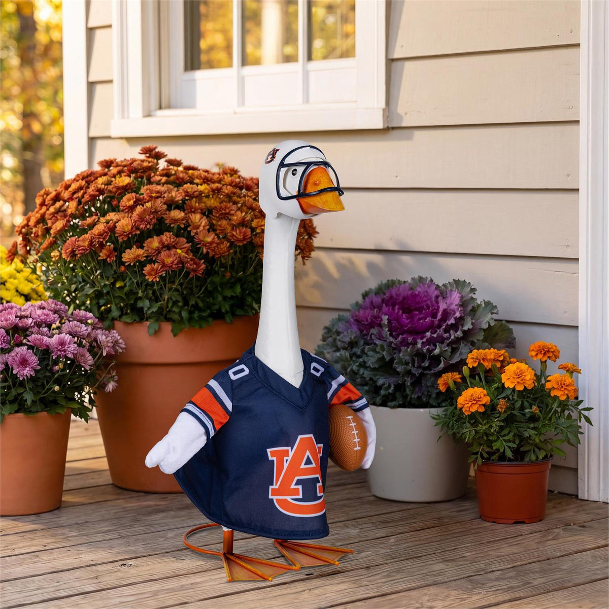 Auburn Tigers Football Porch Goose Outfit for 21 Inch Goose