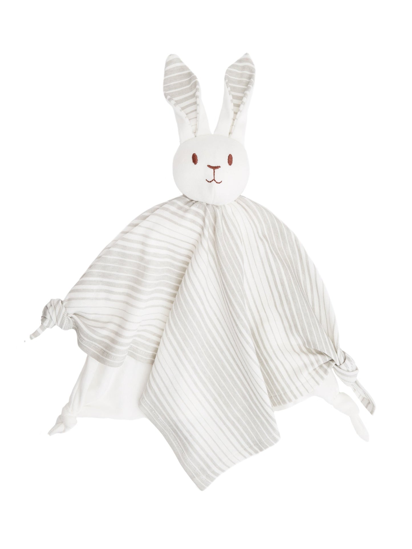 Lovey Bunny Blanket Friend - Grey Ombre Stripe