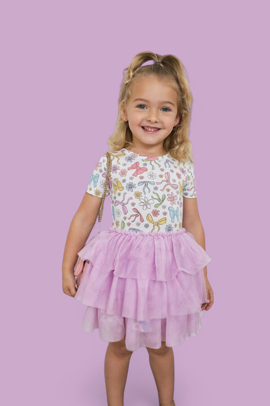 BOW GARDEN DREAM TUTU DRESS
