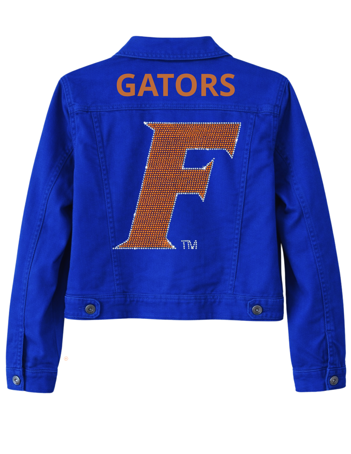 University of Florida Block F Royal Blue Denim Jacket