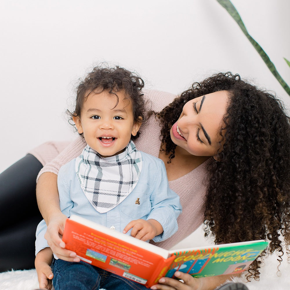 Bazzle Baby Bandana Bib 4-Pack - Various Colors