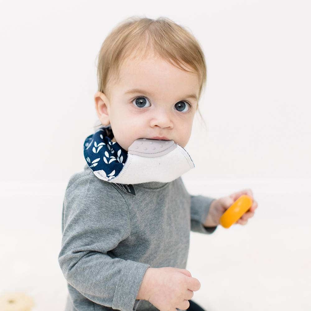 Banda Bib with Teether Attached  - Various Colors