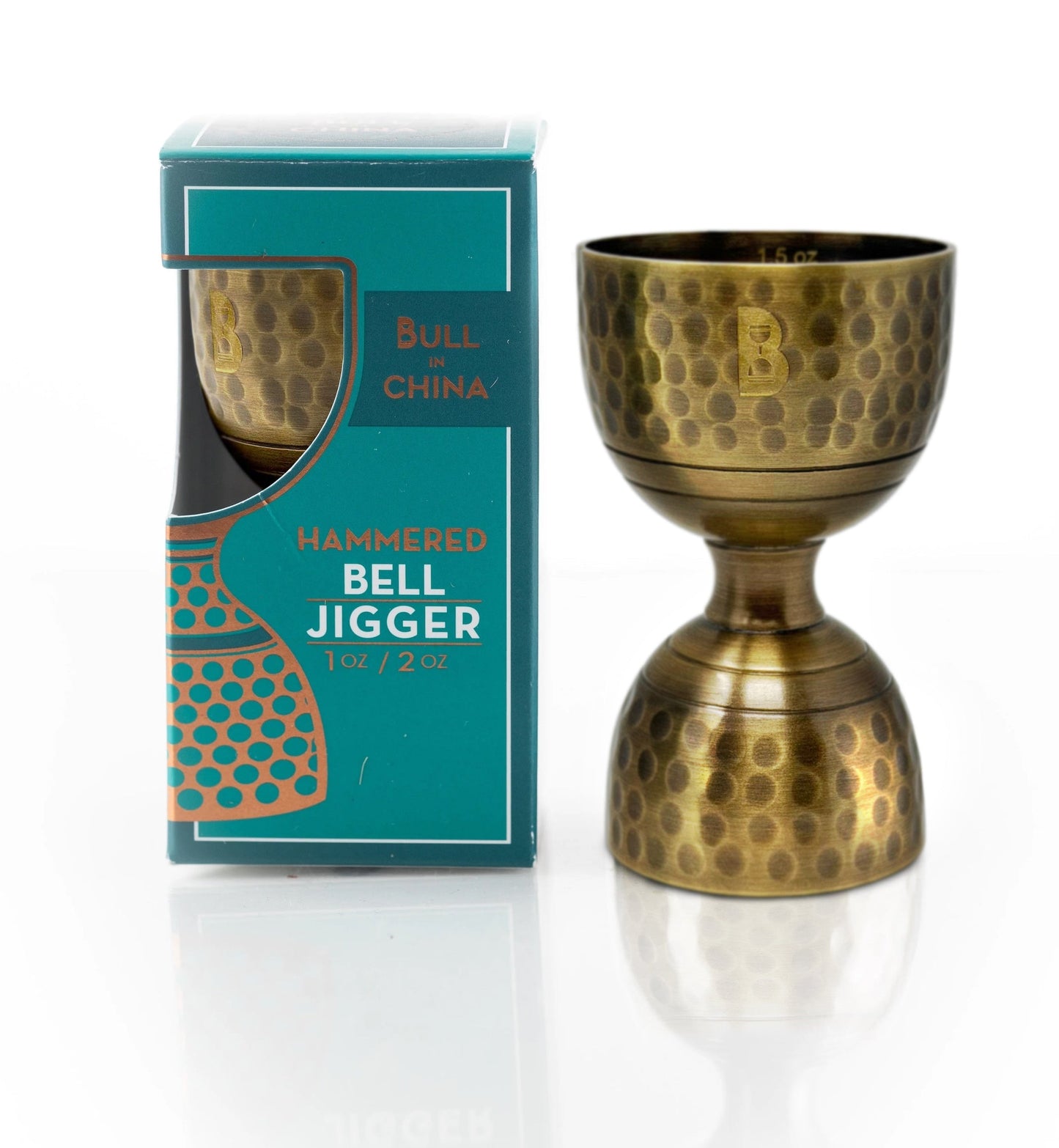 Hammered Bell Jiggers