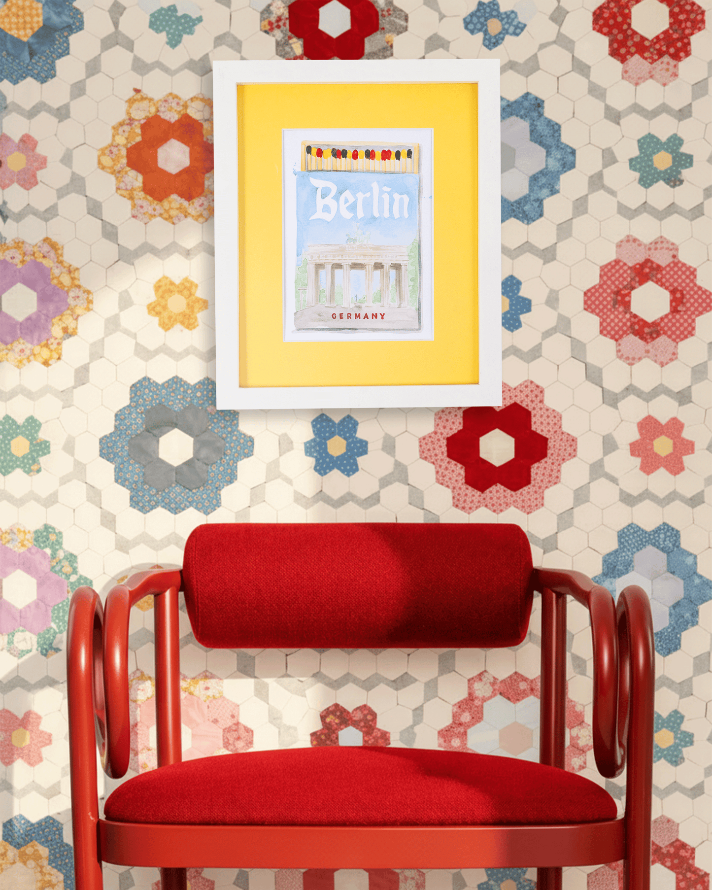 Berlin Matchbook Art Print