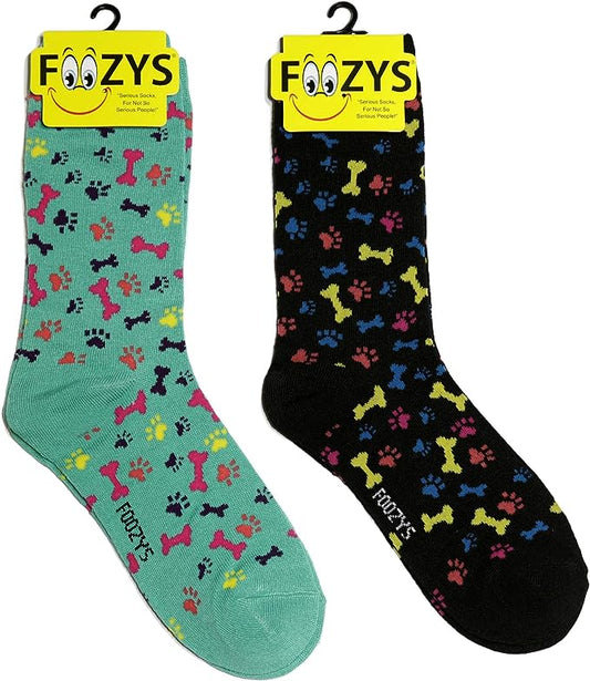 Graphic Adult Socks - Foozy - Bones & Paw