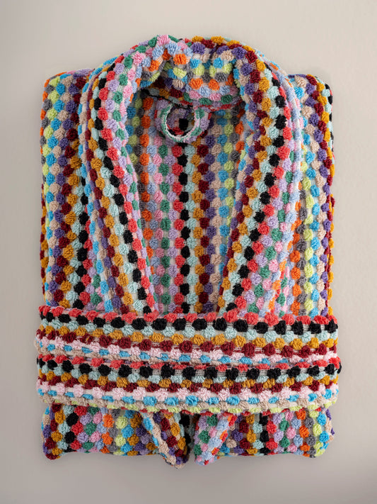 Pom Pom Bathrobe