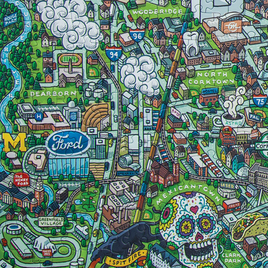 Detroit | 1000 Piece Puzzle