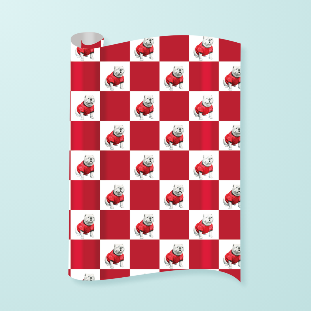 Bulldog Gift Wrap