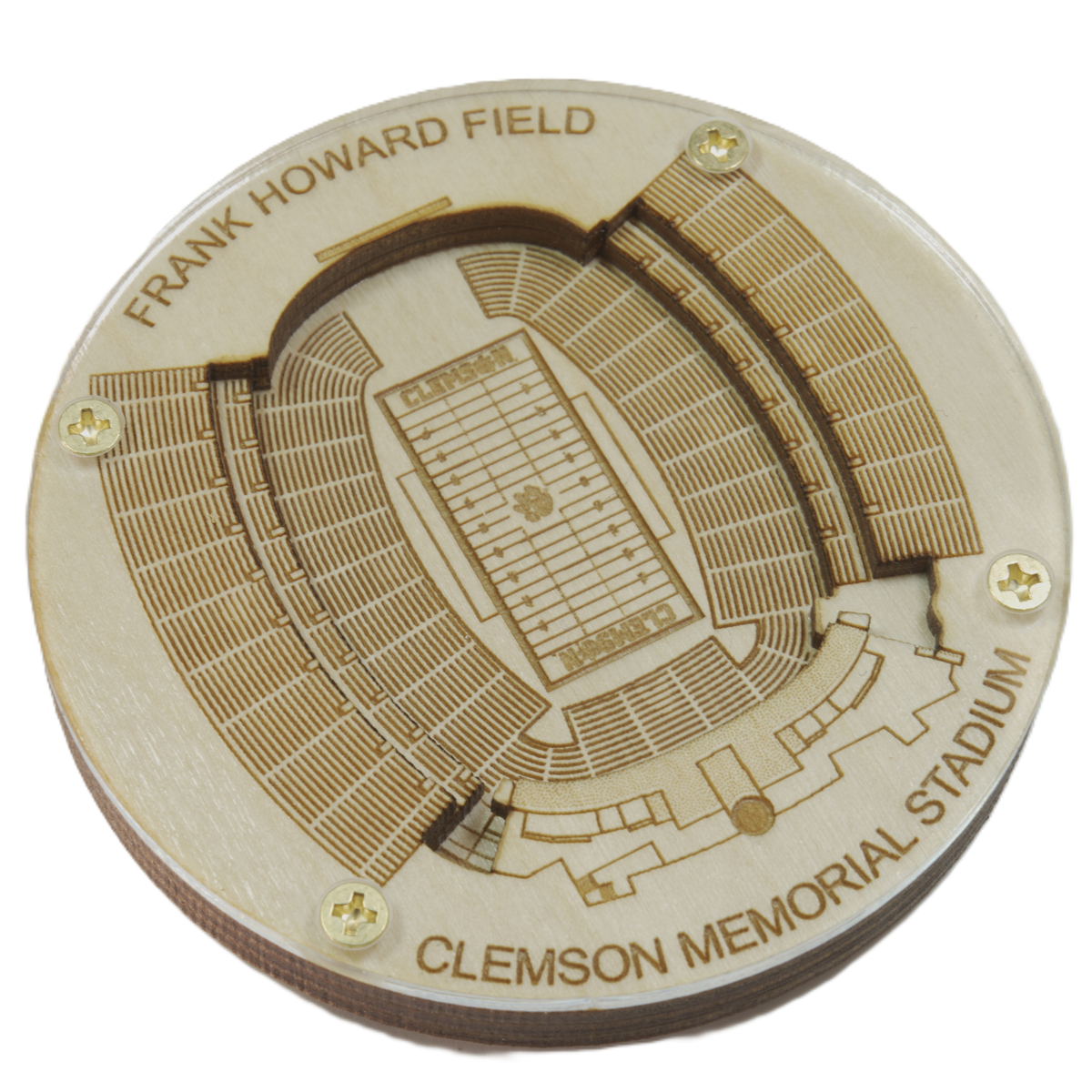 Clemson, South Carolina Coaster Art (Memorial Stadium)