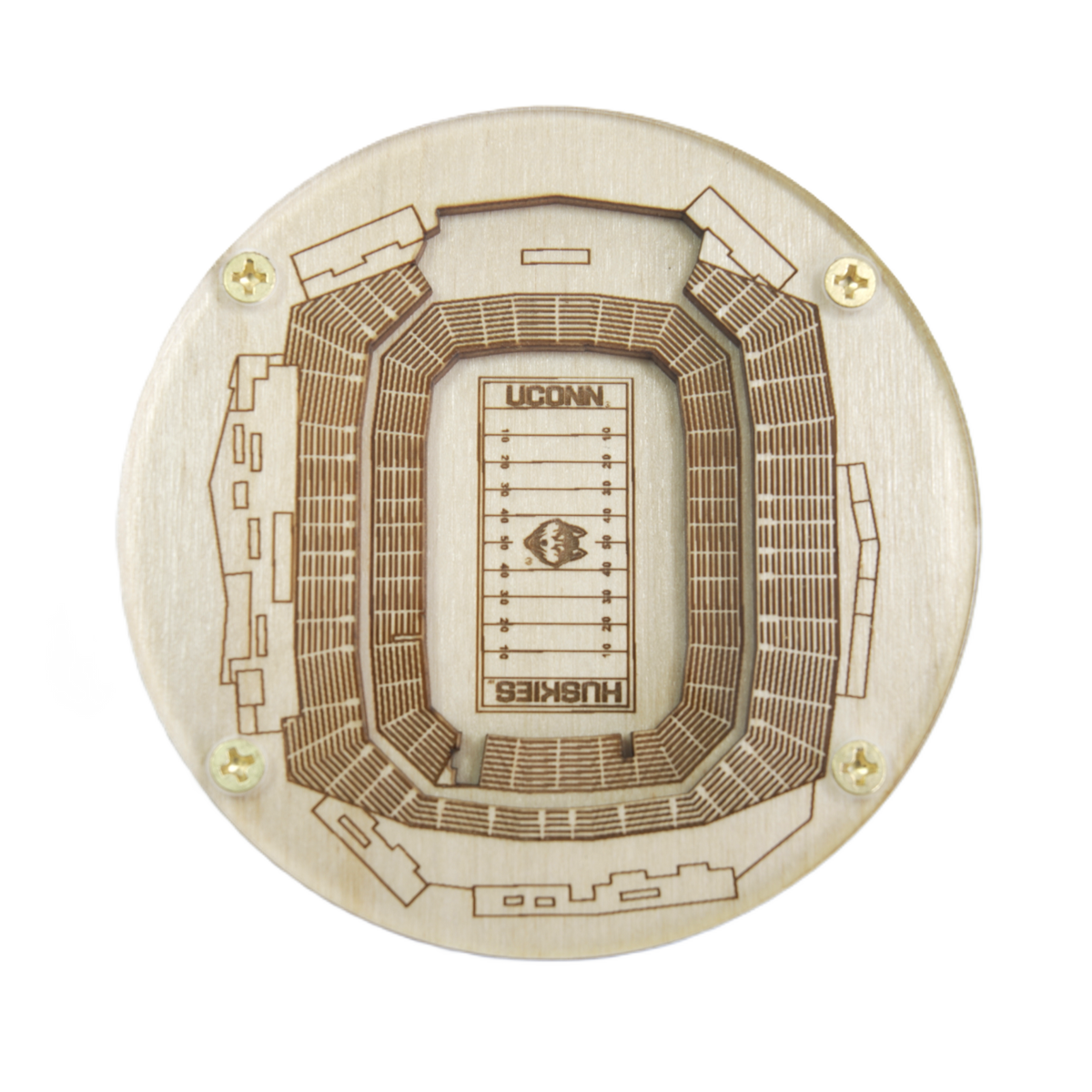 East Hartford, Connecticut Coaster Art (Pratt & Whitney Stadium at Rentschler Field)