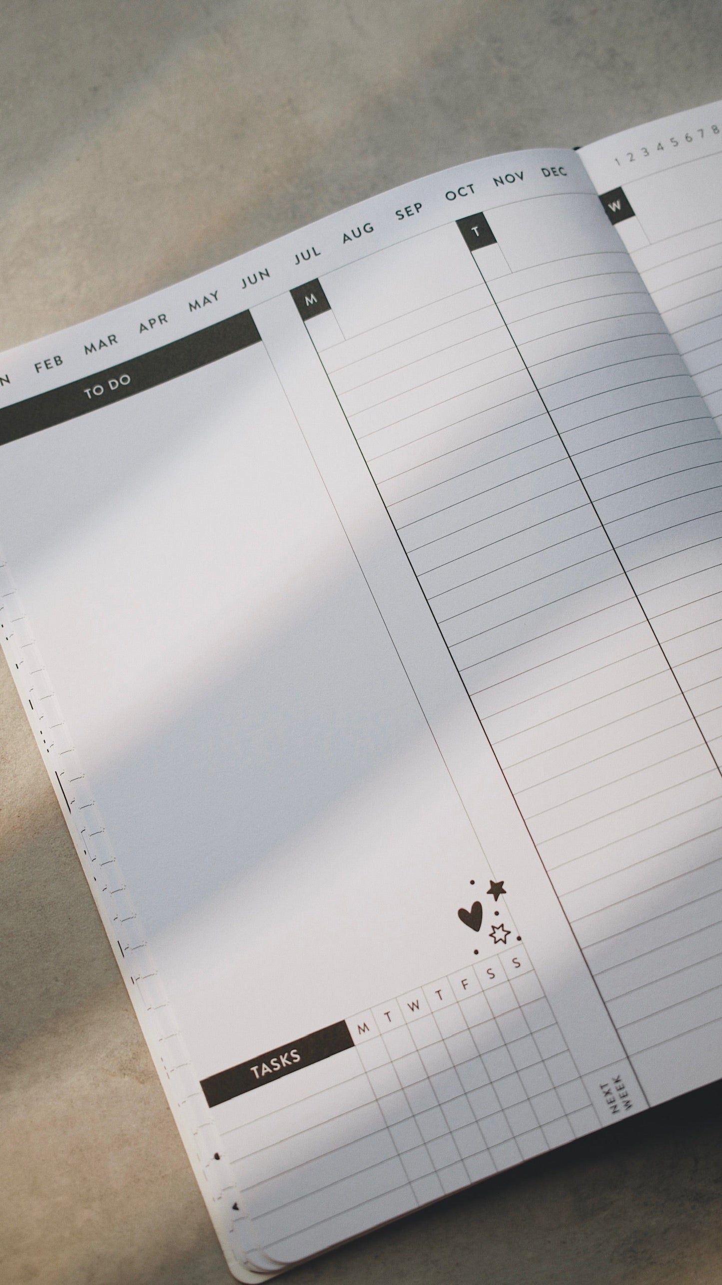 8x10 Undated Education Planner - Doodle Edition