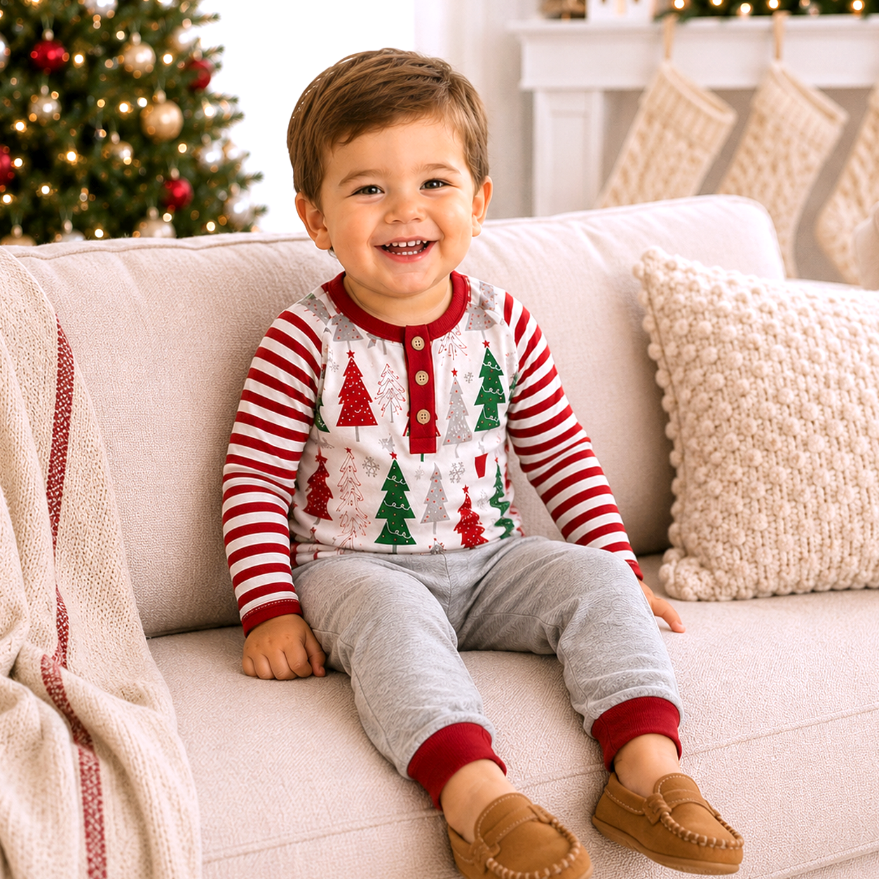 Christmas Baby & Toddler Top & Bottom Set