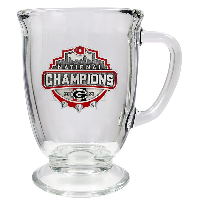 Georgia Bulldogs National Champions 2021 Spike Logo Coffee Mug