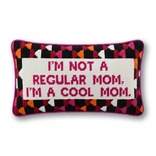 Cool Mom Needlepoint Pillow