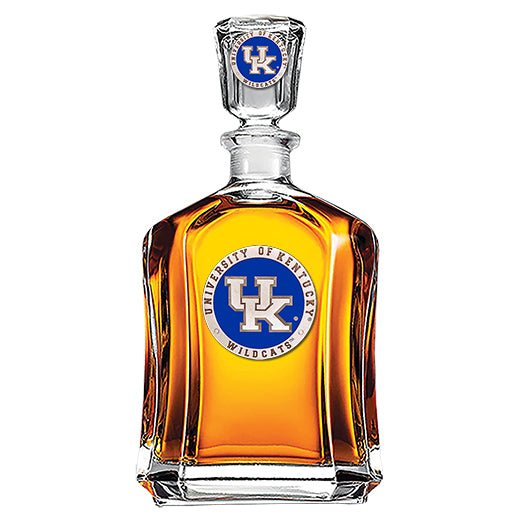 Kentucky Wildcats UK Logo Capitol Decanter