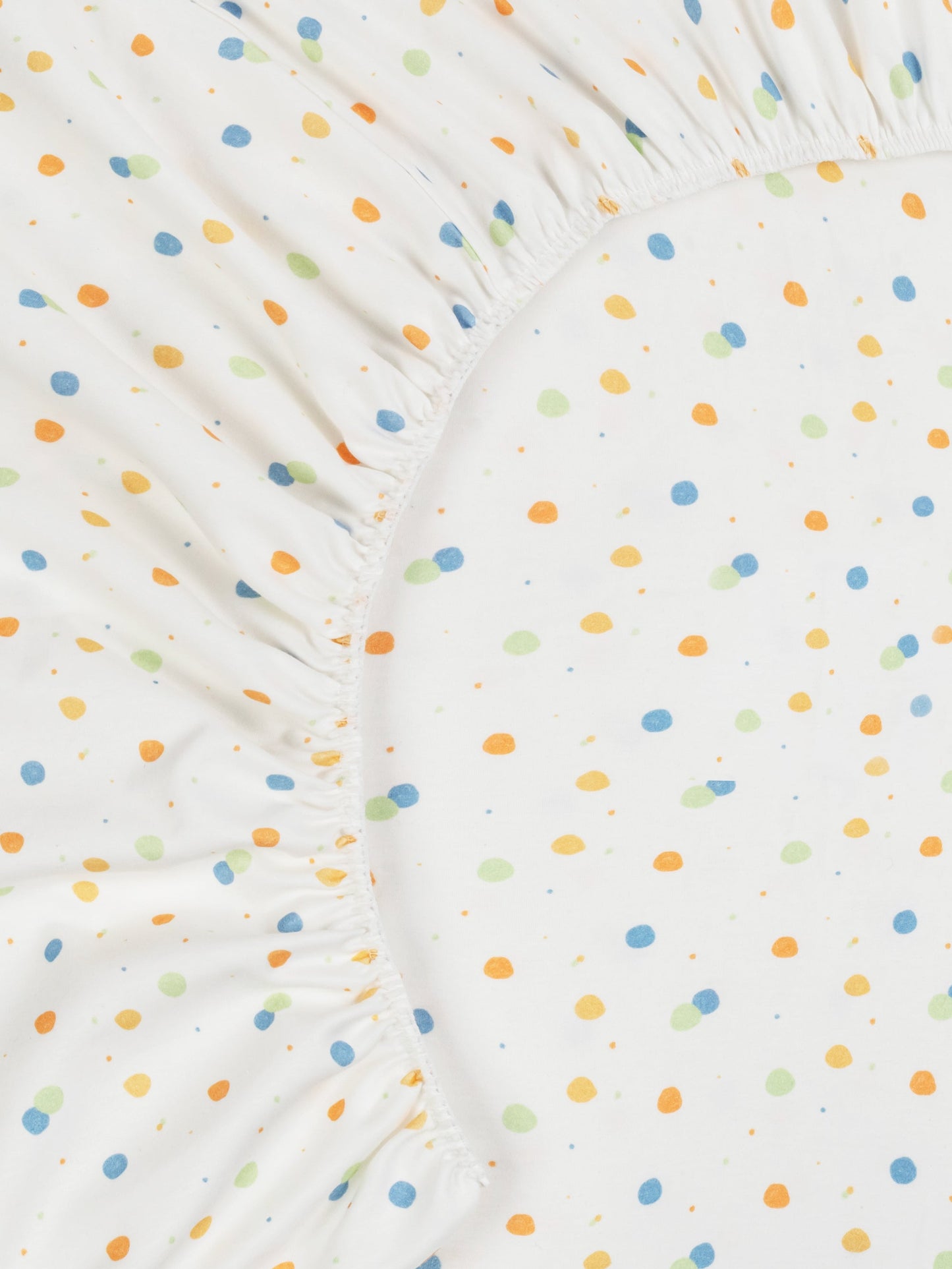 Crib Sheet - Blue Dots