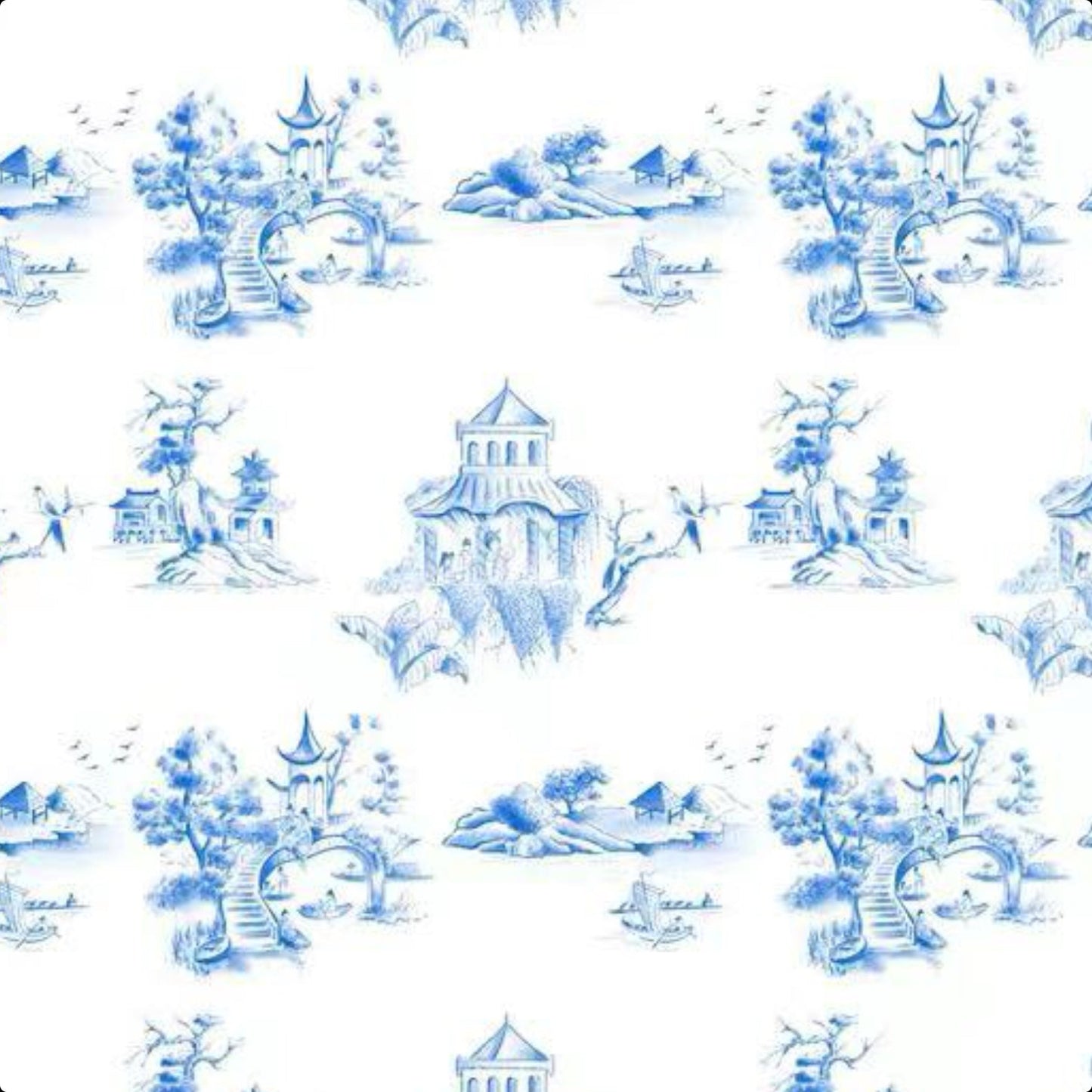 Chinoiserie Swaddle Blanket