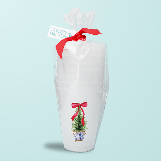 Christmas Ginger Pot Frosted Cups