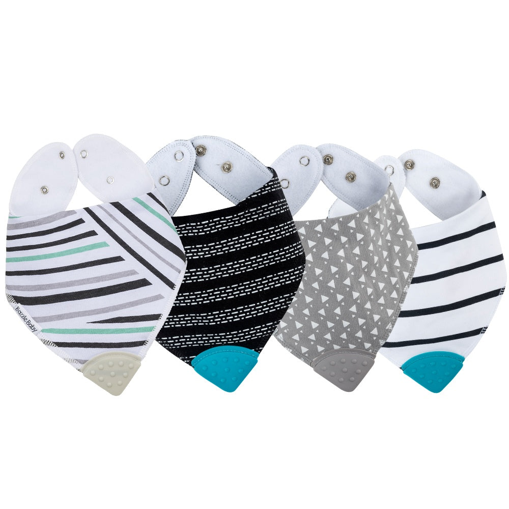 Banda Bib with Teether Attached  - Various Colors
