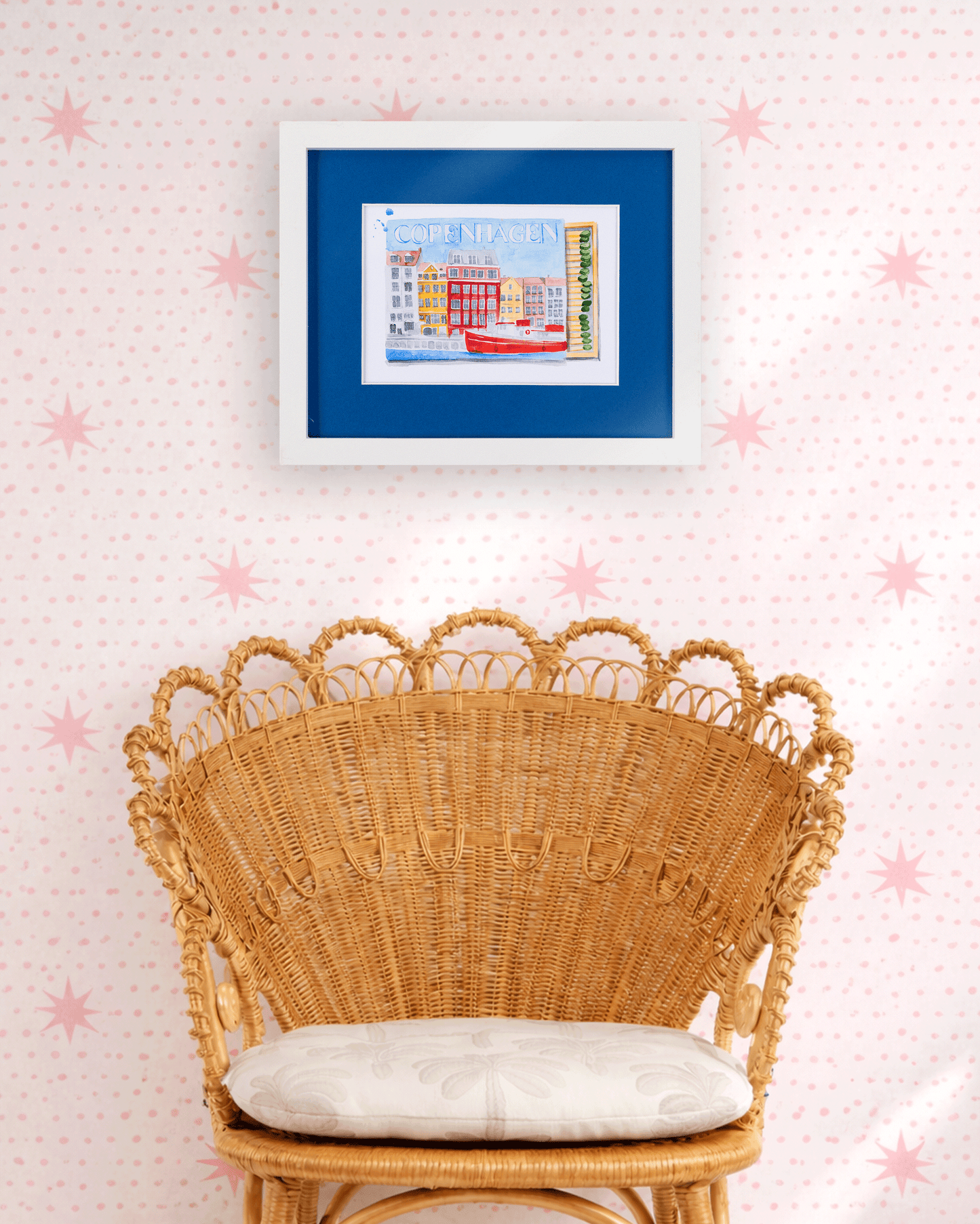 Copenhagen Matchbook Art Print