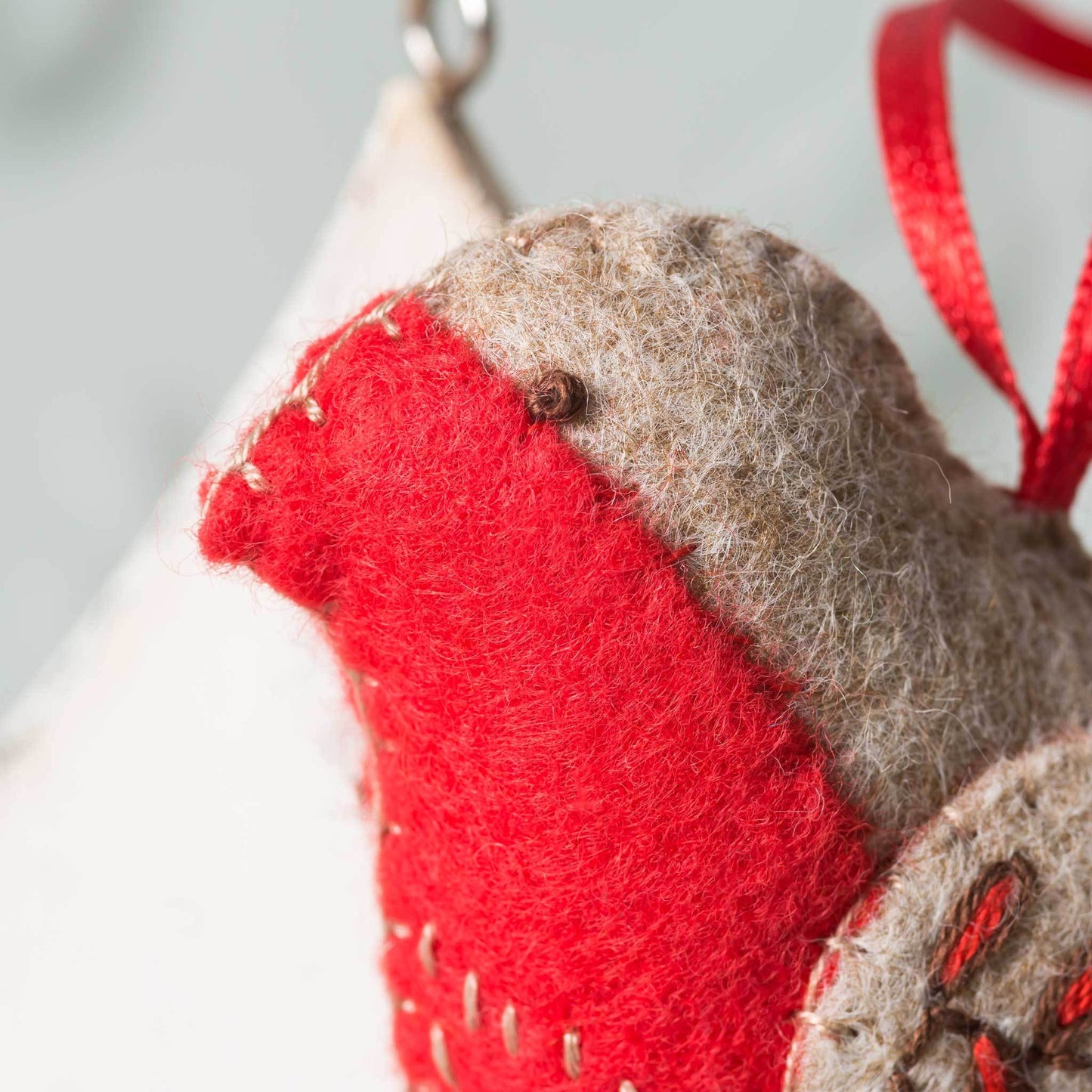 Embroidered Robin Felt Craft Mini Kit MKRBN1F
