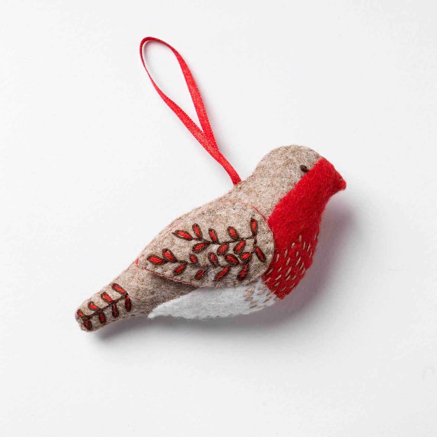 Embroidered Robin Felt Craft Mini Kit MKRBN1F